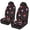 Ladybug Spiral Line, variant on Jeiento Ladybug Car Seat Cover Front Seats Only Waterproof Automotive Car Interior Covers Daisy Vehicle Cushion Seat Cover Set Auto Interior Decoration