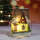 thumbnail image 3 of Cabaña luminosa de madera con luz LED navideña para Navidad, adornos navideños para el hogar, adornos para árboles de Navidad, regalos de Año Nuevo 2024, 3 of 5