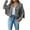 Gray, variant on Naughtyhood fall jackets for women on clearance,fringe coat for women faux suede leather cowboy style coat long sleeve tassels cardigan coat