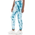 thumbnail image 3 of Calvin Klein Performance Women's Tie-Dyed Jogger Pants, Teal Dust, M, 3 of 4