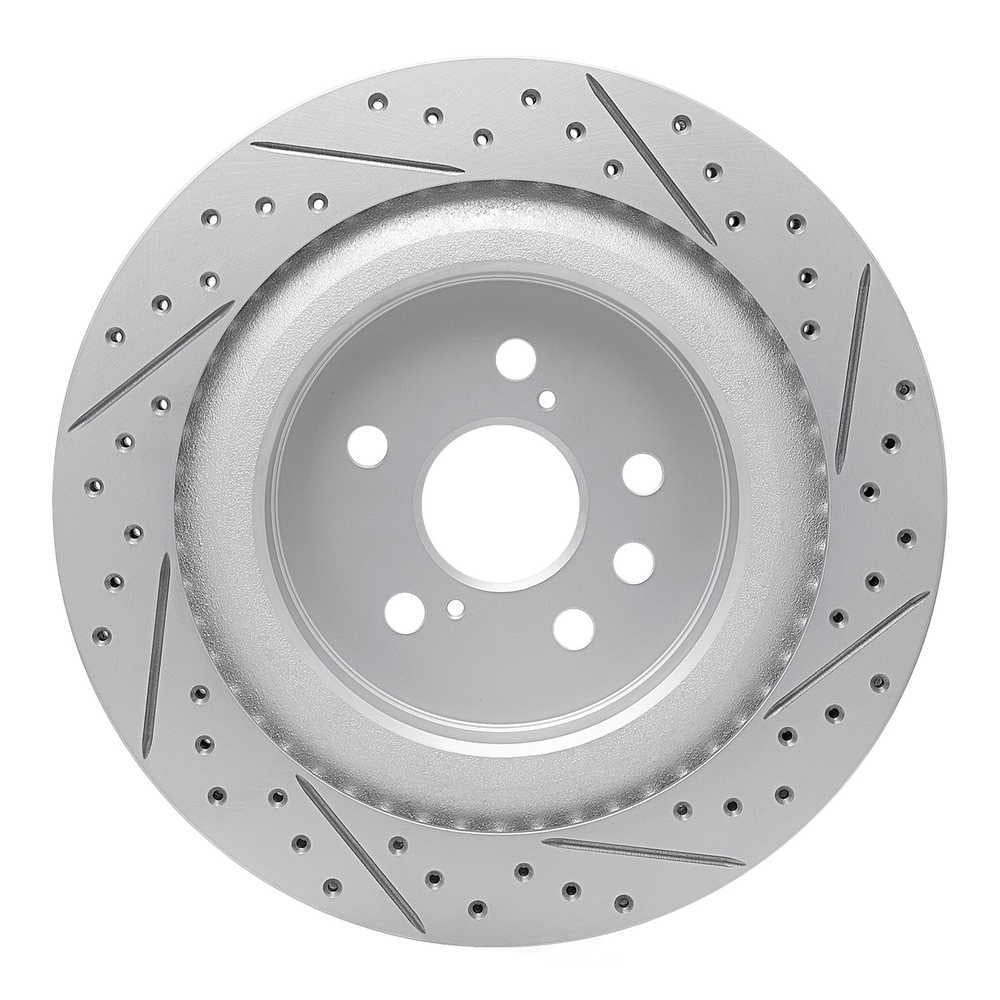 Dynamic Friction Company 830-75065L DFC Geoperformance Rotor - Drilled & Slotted