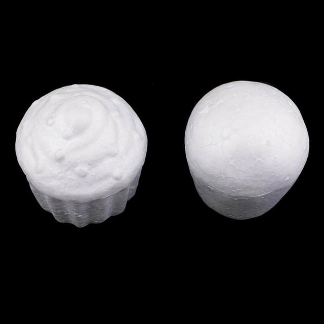 thinsony 10 Pcs Modèle de Cupcake en Mousse Mixte Décor en Mousse de Styromousse pour Bricolage de Modelage