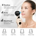 thumbnail image 4 of Face Scrubber Exfoliator,Facial Cleansing Brush Waterproof with LCD Screen,Blackhead Remover Vacuum with 5 Brush Heads,Face Spin Brush for Exfoliating, Massaging and Deep Pore Cleansing, 4 of 6
