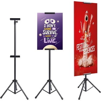 Wuzstar Double-Sided Floor Poster Board Holder Poster Display