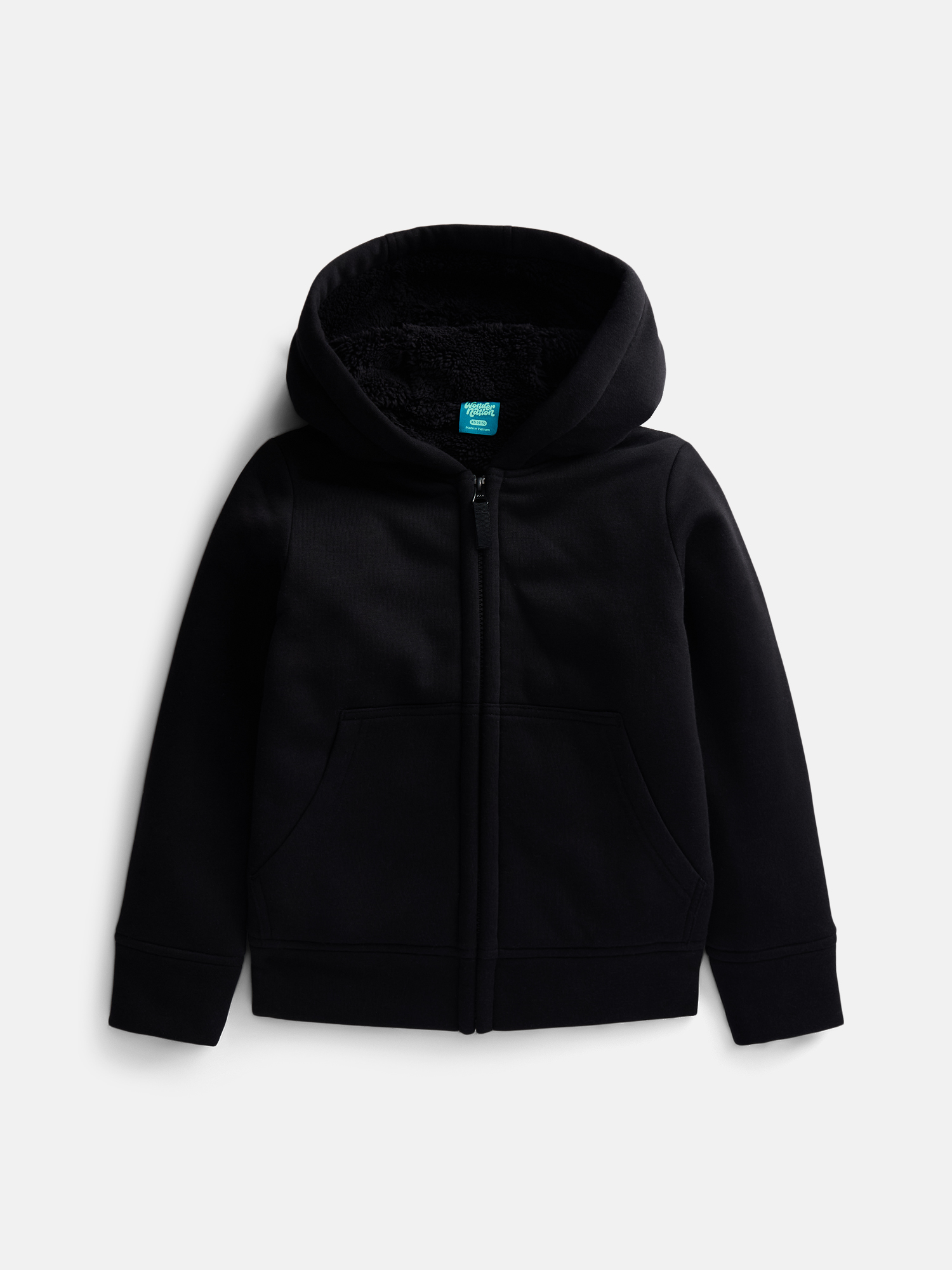 Wonder Nation Boys' Kid Tough Fleece Lined Hoodie Jacket photo 1