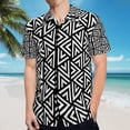 thumbnail image 5 of High Quality Hawaiian Shirts for Men Short Sleeve Aloha Beach Shirt Floral Summer Casual Button Down Shirts Blouses FR9BJ8, 5 of 7