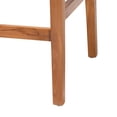 thumbnail image 5 of bali & pari Prita Paper Loom and Natural Mahogany Wood 2-Piece Bar Stool Set, 5 of 6
