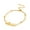 Gold, variant on Mama Text Pendant 304 Stainless Steel Double-layer Chain Bracelet