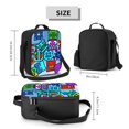 thumbnail image 2 of Lsque Geometry Dash Lunch Bag Lunch Box for Women Men Reusable Insulated Lunch Tote Bag,Leakproof Thermal Cooler Sack Food Handbags Case High Capacity, 2 of 9
