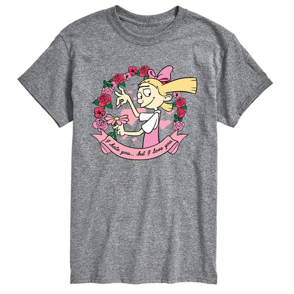 Hey Arnold! - Valentine's I Love You - Men's Short Sleeve Graphic T-Shirt