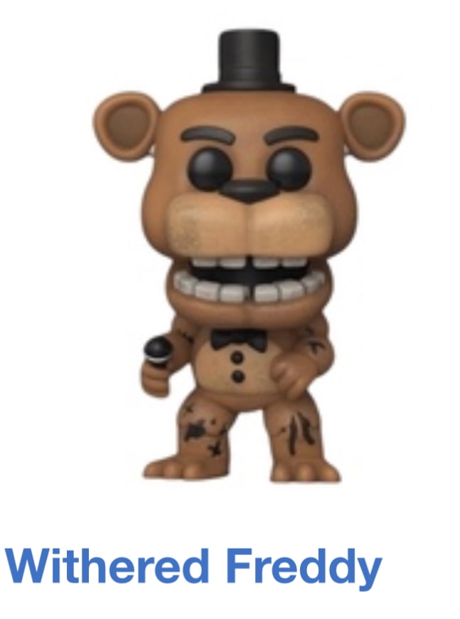 Funko Pop Withered Freddy 1086 Five Nights at Freddy's Vinyl Figure