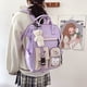 thumbnail image 1 of Mochila Kawaii con Pin Kawaii y Accesorios Mochila Cute Aes, 1 of 4