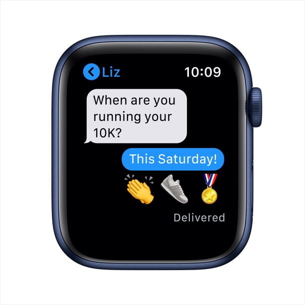 Apple Watch Series 6 GPS + Cellular, 44mm Blue Aluminum Case with