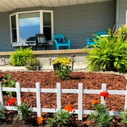 Master Mark Decorative Fencing, Garden Border 33 in. x 13.5 in. Cape Cod (White) Plastic 38531