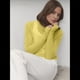 thumbnail image 4 of Suéter Básico de Cuello Redondo para Mujer, Jersey de Larga y Cuello Redondo. Amarillo M, 4 of 8