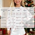 thumbnail image 6 of Christmas Kids Sweater Girls Crewneck Sweatshirt Long Sleeve Pullover Knit Tops,Relaxed Warm For Festival School Wear,White,5-6 Years, 6 of 6