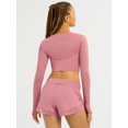 thumbnail image 2 of Jessica Simpson Women’s Long Sleeve Mesh Top, Sizes XS-XXXL, 2 of 4