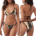 thumbnail image 3 of Fotbe Child And Lion Sketch Traje de Baño para Mujer de Dos Piezas – Bikini Sexy de Tirantes Tipo Halter con Diseño Triangular, 3 of 6