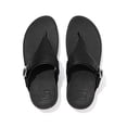 thumbnail image 2 of FITFLOP Women's Adjustable Leather Toe-Post Sandals, Color: All Black, Size: 8 (ES8-090-060), 2 of 5