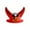 Red-1, variant on Halloween Pet Devil Horn Hat Costume for Cats Dogs, Trendy Lightweight Headwear Headpiece for Kittens Puppies, Festival Birthday Photo Prop Party Decoration Accessory 5x4 Inch