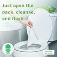 thumbnail image 3 of McKesson Flushable* Wet Wipes - Aloe & Vitamin E Formula, Gentle on Skin, Plant-Based Adult Cleansing Wipes - Unscented, 48 Wipes, 1 Pack, 3 of 10