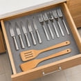 thumbnail image 3 of Non-Adhesive Drawer and Shelf Liner, 12In x 10Ft, Non Slip Cabinet Liners, Protect Kitchen Cupboard, Bathroom Drawers, Breathable, Thick Strong Grip Mat, Waterproof and Oilproof, 3 of 6