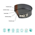 thumbnail image 6 of Mainstays 6" Round Nonstick Carbon Steel Springform Cake Pan, Gray, 6 of 7