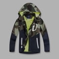 thumbnail image 5 of MGEOY Boys Rain Jackets Lightweight Waterproof Hooded Raincoats Windbreakers for Kids, 5 of 8