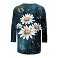 thumbnail image 2 of SHE IS My Items Women Shirts Long Sleeve Crop Knit Pullover Tops for Women Plus Size Blouses for Women Dressy Floral Crop Tops for Women 2025, 2 of 4