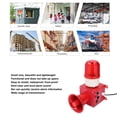 thumbnail image 3 of Alarma De Sirena Industrial, Sirena De Alarma Impermeable Para Exteriores De 115 DB Con Luz Estroboscópica, Luz De Advertencia De Bocina De Alarma De Emergencia De Seguridad, 3 of 7