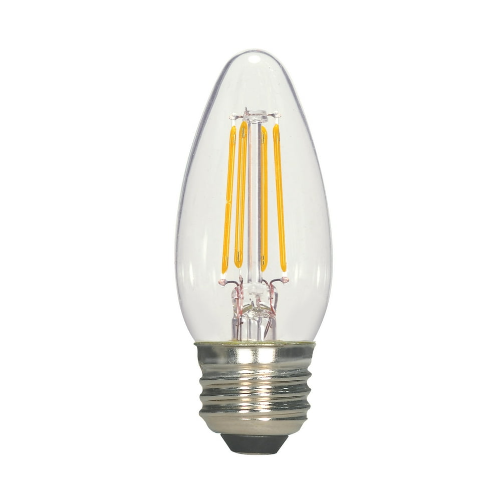 Satco Lighting S9569 Single 4.5 Watt Dimmable B11 Medium (E26) Led Bulb