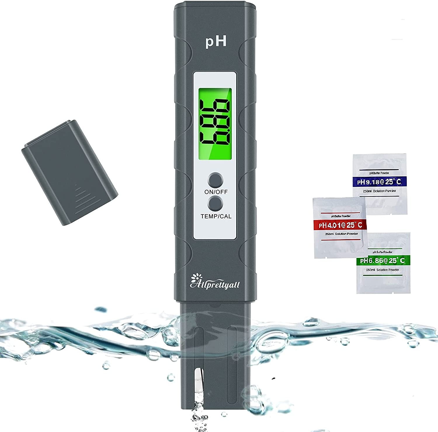Digital pH Meter 0.01 High Accuracy Pocket Size Design With ATC