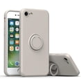 thumbnail image 1 of Funda de color sencillo para iPhone 7/8/7 Plus con soporte de anillo, placa metálica para carga magnética, diseño antigolpes y soporte giratorio de 360 grados., 1 of 5