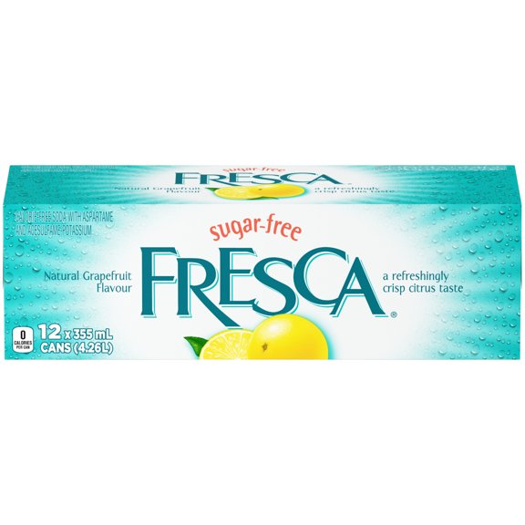 Fresca Fridge Pack Cannettes, 355 mL, 12 Pack