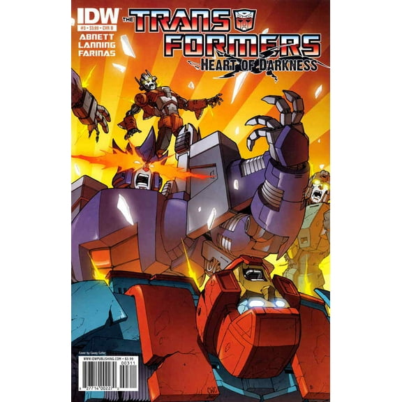 Transformers, The: Heart of Darkness #3B VF ; IDW Comic Book