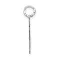 thumbnail image 3 of 14K Solid White Gold Number 63 Necklace Chain Pendant Charm, 3 of 10