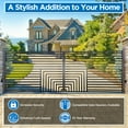 thumbnail image 2 of ALEKO Florence Style 12 x 6 feet Steel Dual Swing Driveway Gate with Opener, 2 of 15