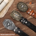 thumbnail image 6 of SUOSDEY Western Belt Buckle for Men Women Rodeo Texas Longhorn Bull Cowboy Cowgirl Belt Buckle, 6 of 6