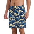 thumbnail image 2 of Fotbe Japanese Water Wave Trajes de Baño Estampados para Hombre, Shorts de Verano de Secado Rápido, Ropa de Playa, Bañadores-Large, 2 of 6