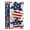 C, variant on Fareti 4th of July Patriotic Welcome Garden Flag Double Sided USA Flag Hearts Blue Red Memorial Day Independence Day Outside Yard Party Decoration