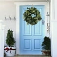 thumbnail image 5 of Simulation Thorn Leaf Wreath Garland, 13 inch Small Door Decoration Wreath for Spring, 5 of 8