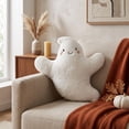 thumbnail image 4 of geerera Halloween Ghost-Shaped Decorative Pillow, Ghost Shaped Pillow for Halloween Home Decor, 4 of 6