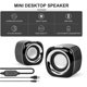 thumbnail image 3 of Altavoces para computadora, Altavoces alimentados por PC, Altavoces USB, Altavoces para monitor Levamdar 2034693-2, 3 of 5
