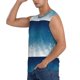 thumbnail image 3 of Balery Christmas Snowflakes Camisetas sin mangas para hombre, absorbe la humedad y protege contra el mal olor.-XX-Large, 3 of 7