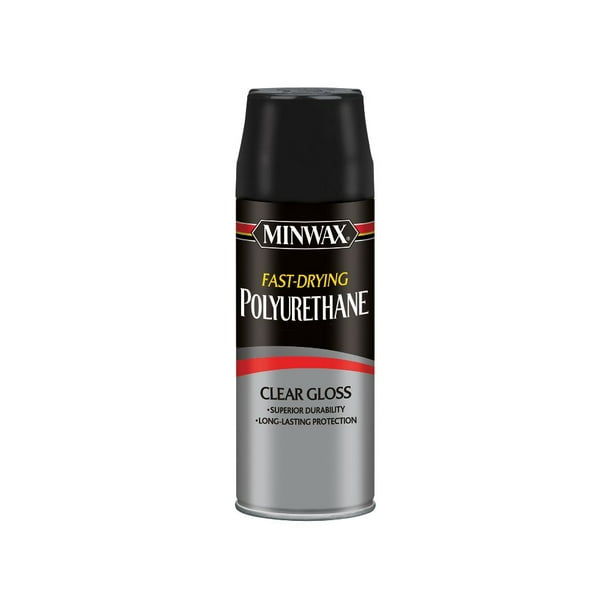 Minwax FastDrying Polyurethane Spray, Gloss, Clear , 11.5 oz