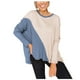 thumbnail image 1 of Blusa de manga larga con cuello en V informal y cómoda para mujer Pompotops  FGAJ11323, 1 of 1