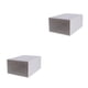 thumbnail image 2 of Bewildely Caja de zapatos de almacenamiento apilable, caja de zapatos de plástico transparente, diseño abatible, artefacto de almacenamiento de Type1 NO1, 2 of 6