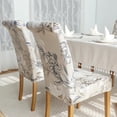 thumbnail image 6 of Touchbetter Chair Covers for Dining Room Set of 4,Stretch Kitchen Chair Slipcover 4 Pieces, Parson Chair Cover 4 Pack, Washable and Removable (Elegant Flowers), 6 of 7