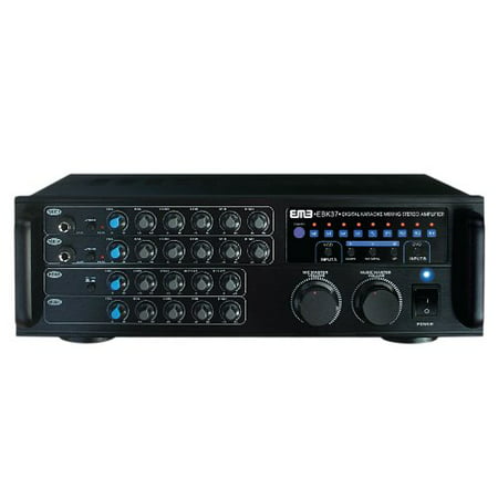 EMB Pro 700-watt Digital Karaoke Mixer Stereo Amplifier (Best Karaoke Amplifier Mixer)
