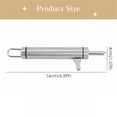 thumbnail image 3 of 1 Pcs Macadamia Nut Opener with Pick,Macadamia Walnut Splitters Nut Opening Tools,Versatile Stainless Steel Sheller Hazelnut Opening Tool,Household Pecan Opening Tool,(Silver,6.29x1.57 in), 3 of 9
